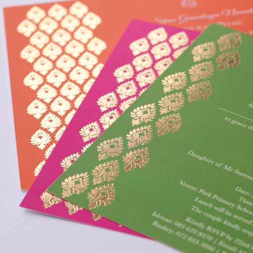 Bespoke wedding invitations